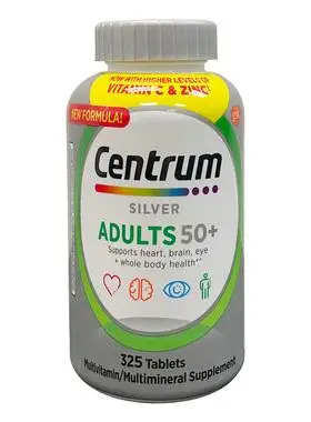 美国直邮 centrum silver善存银片50岁复合维生素善存片女性325粒