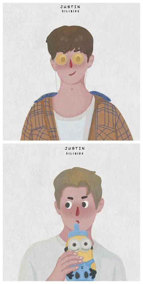 justin手绘黄明昊