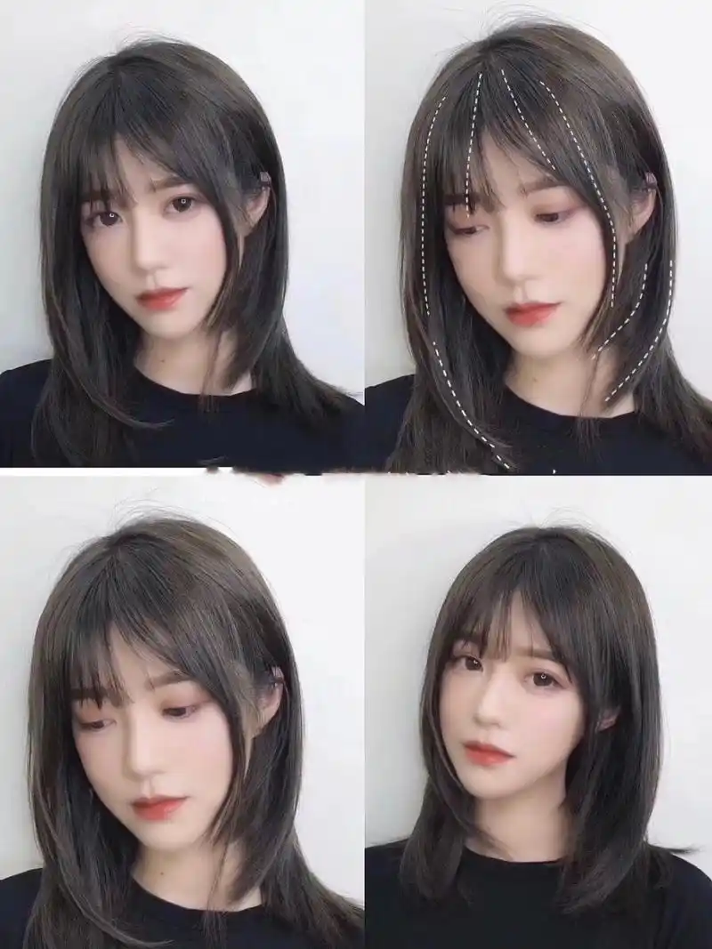 2021推荐发型|免打理中长发0715减龄显脸小 谁剪谁好看的发型