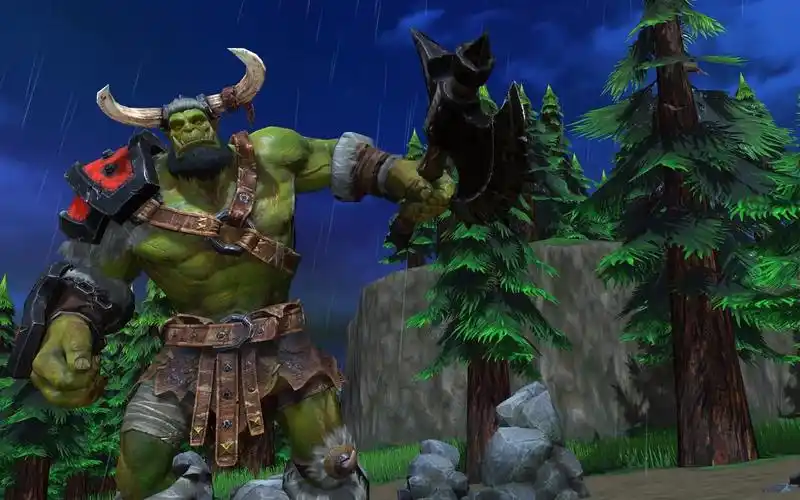 【魔兽争霸3】兽族战役第一章征服大地_单机游戏热门视频