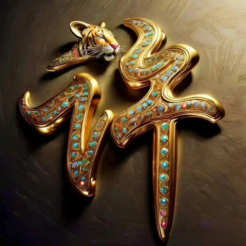 姓氏头像虎系列