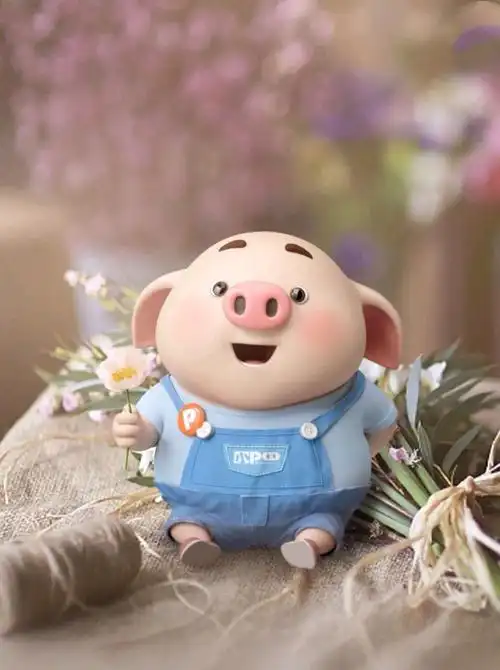 小萌猪陪你一起过大年