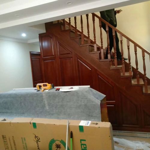 实木楼梯实木楼梯扶手实木楼梯踏步橡木榉木胡桃木家具定制