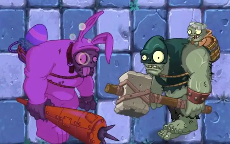 pvz2:兔子巨人vs黑暗巨人,黑眼镜不错