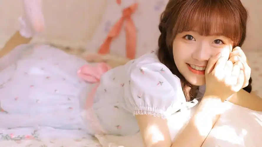 马尾辫女孩甜美写真桌面壁纸壁纸4