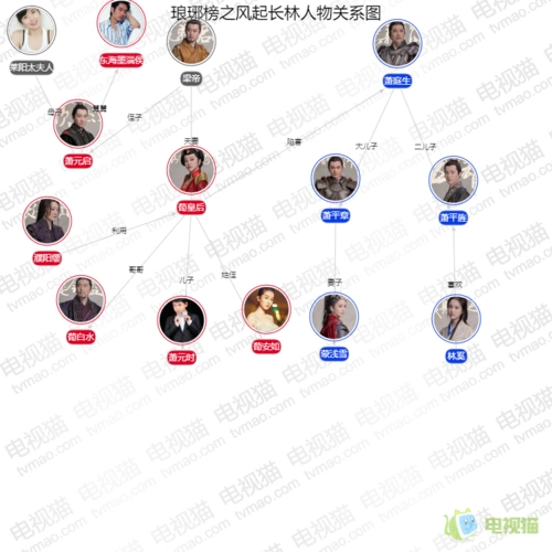 琅琊榜之风起长林人物关系图
