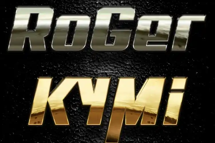 10种酷炫金属质感字体ps样式_醉舞千年杯莫停-站酷zcool