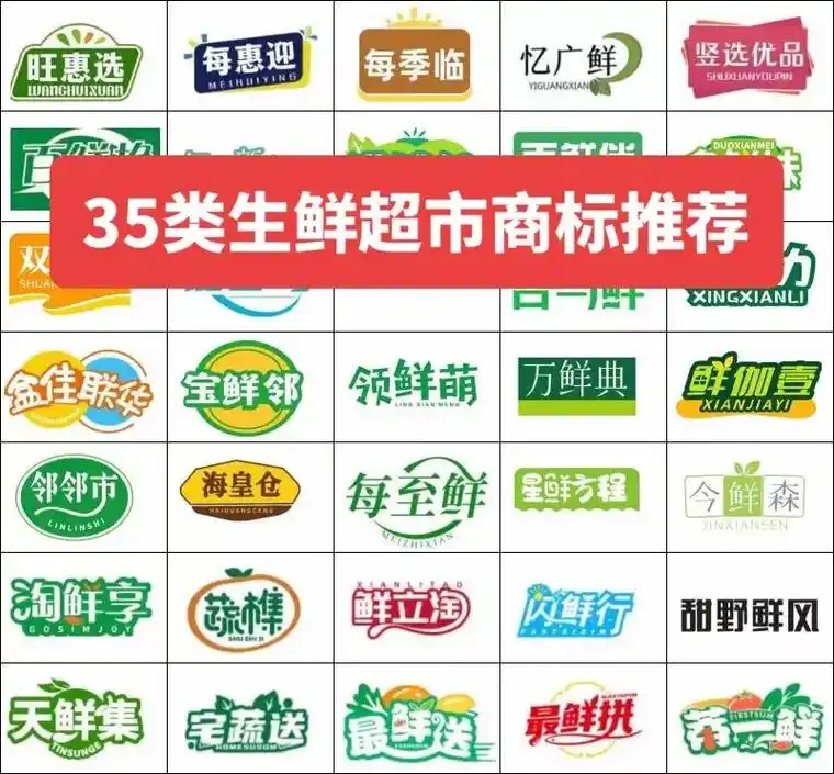 35类生鲜超市商标推荐.#商标转让 #推给有需要的人 #商标 - 抖音