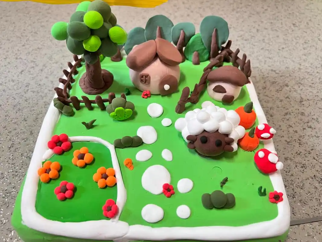 来到我的农场(上)92979694930498 超轻黏土立体场景