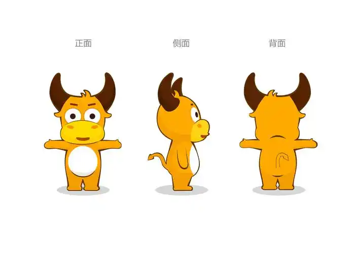 车牛吉祥物,表情包|动漫|网络表情|宅猫三三 - 原创作品 - 站酷