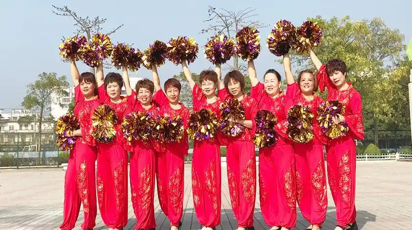 最新9人广场舞变队形视频在线观看 - 西瓜视频