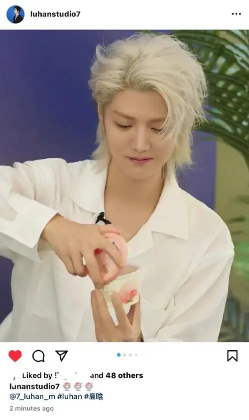 甄稀冰淇淋#lh#和鹿晗一起看海#  【20240520—工作室ins更新一则】