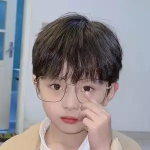 男童假发男生儿童短直发仿真可爱齐刘海小正太婴儿碎盖蘑菇头发套