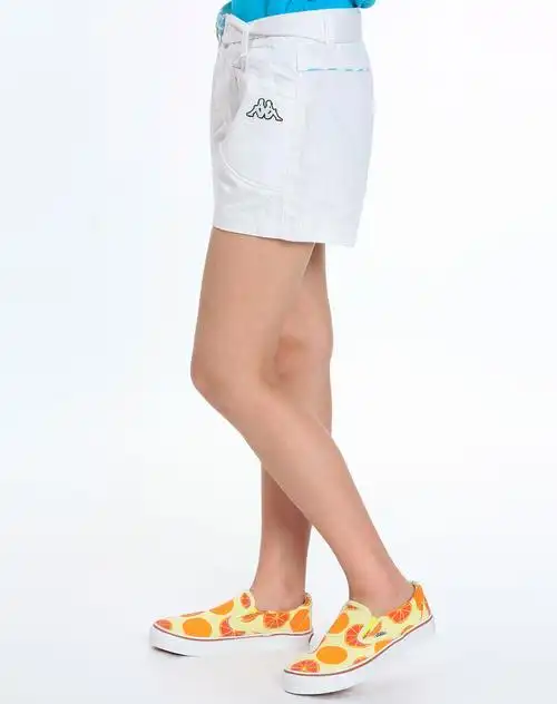 女款 白色运动短裤