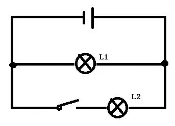 途中灯泡l1和l2是串联的还是并联的?