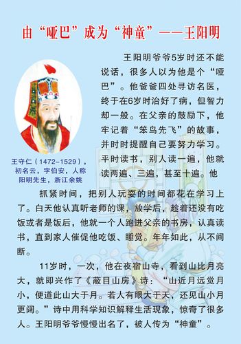 572海报印制海报展板素材382王阳明简介绍 - 副本