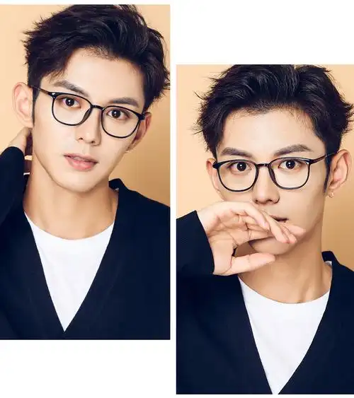 近视眼镜男小脸复古眼镜框男防蓝光眼镜平光眼睛框学生潮可配变色_不