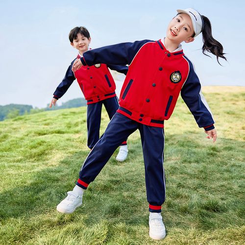幼儿园园服春秋装三件套学院风棒球服儿童新班服小学生校服春秋季