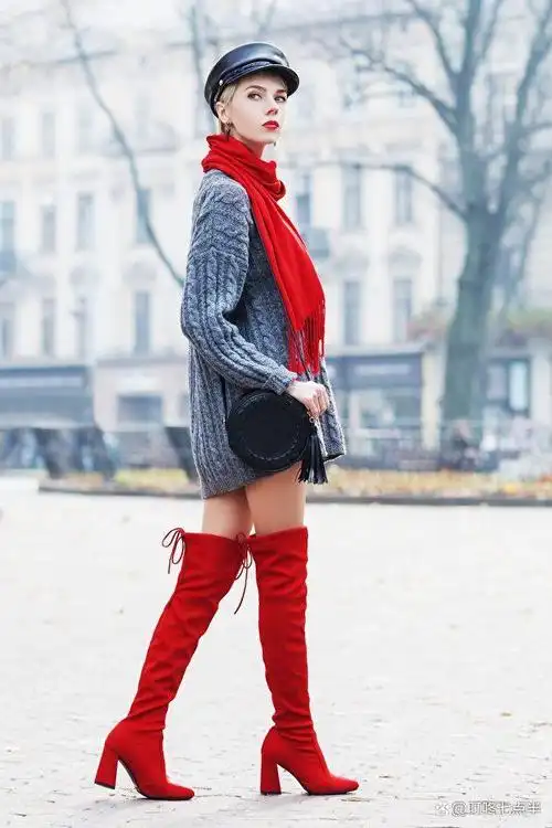 选择一款合适的过膝靴,你也能在冬天潮起来
