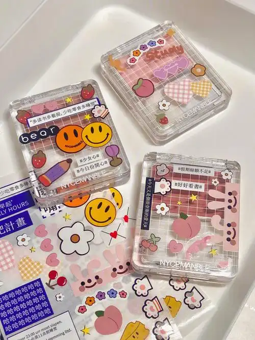 实现贴纸自由这块腮红让我过了一把手账瘾