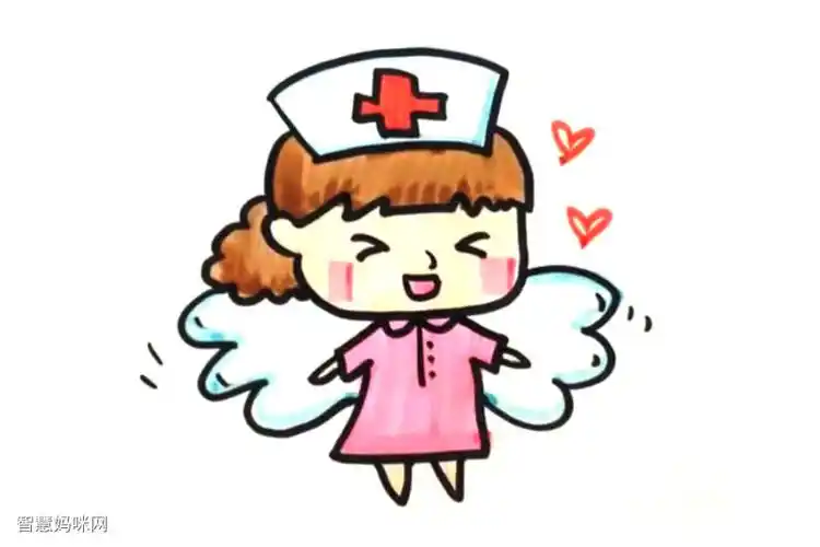 白衣天使护士怎么画