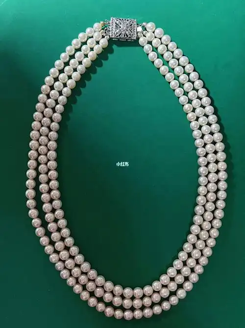 用了黄的啊啊啊啊#珍珠项链  #西太后三层珍珠项链  #珍珠长链