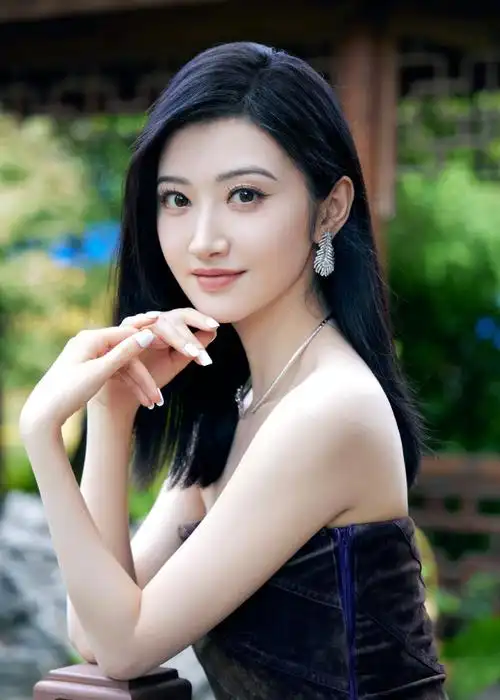 景甜美拉德流光裙##景甜渐变色礼服