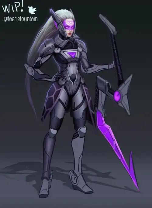 lol民间大神自制勇者源计划皎月皮肤