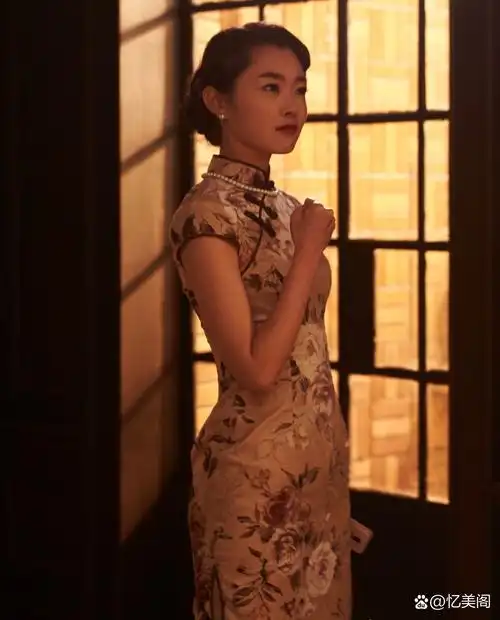 宋轶民国旗袍风,清纯,典雅,精致,真得太美了!