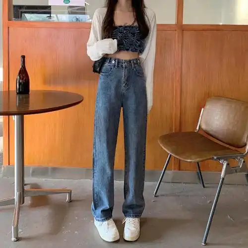 秋冬休闲女装牛仔裤图片