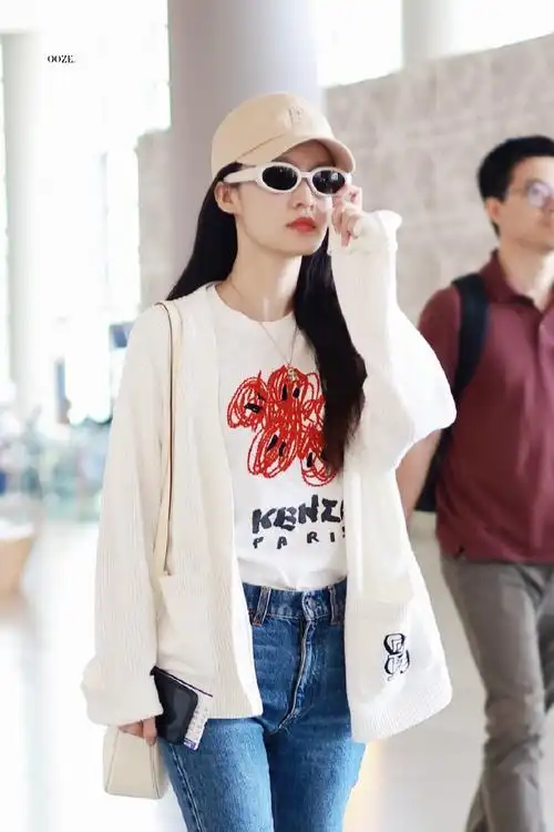 李沁沈近真##李沁tommyhilfiger品牌代言人