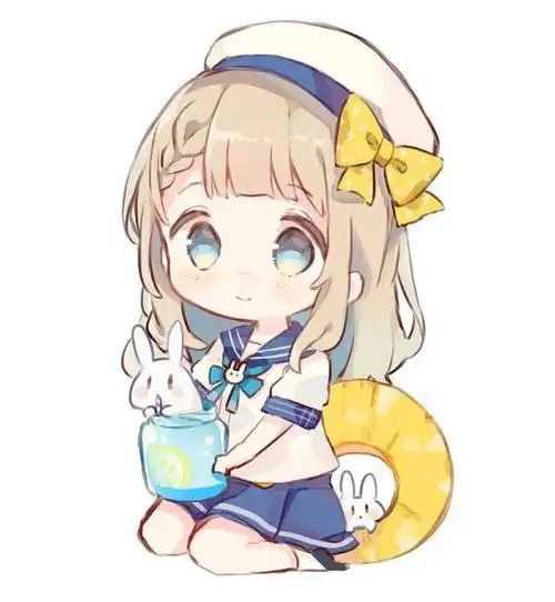 马克笔手绘这组q版二次元动漫少女也太太太太可爱了吧速速抱走