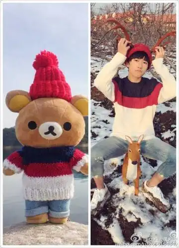 tfboys jackson 易烊千玺 轻松熊