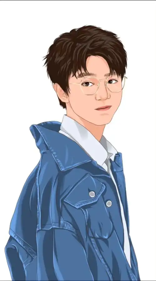 手绘 插画 王俊凯!