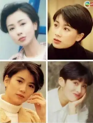 80年代香港风短发发型造型
