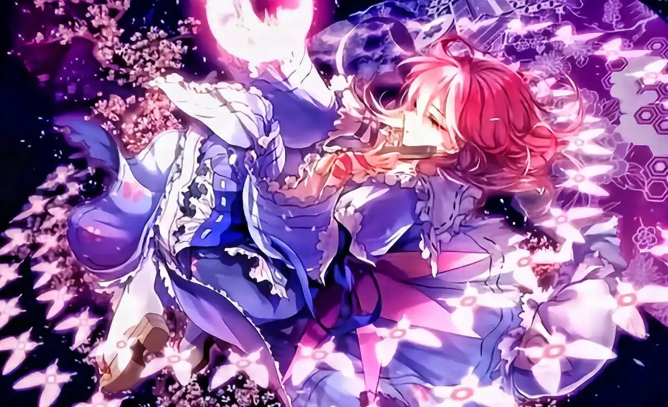 精美图片分享 蓝紫色…#壁纸#二次元少女  - 抖音