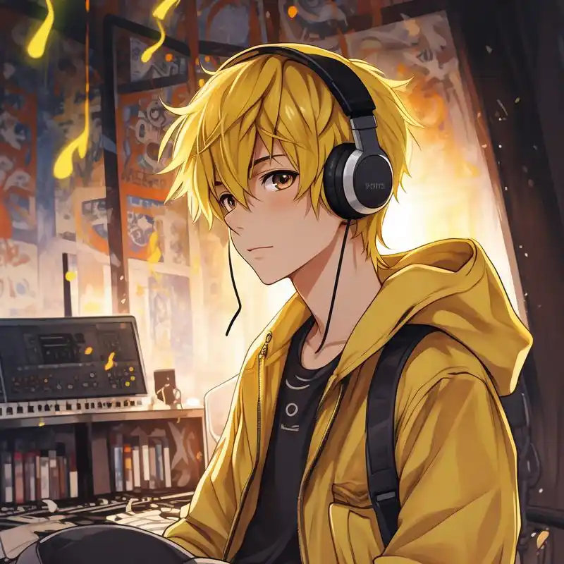 试试这些黄头发的男生头像吧!