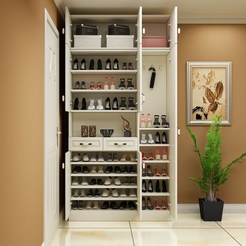 鞋柜家用门口大容量玄关阳台组合高柜多层入户鞋柜