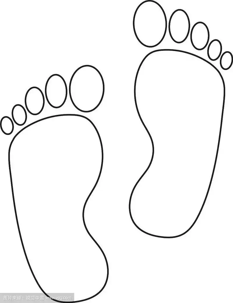 脚印图标设计