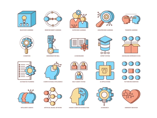 小咖下午茶ai人工智能创意图标下载aipsd