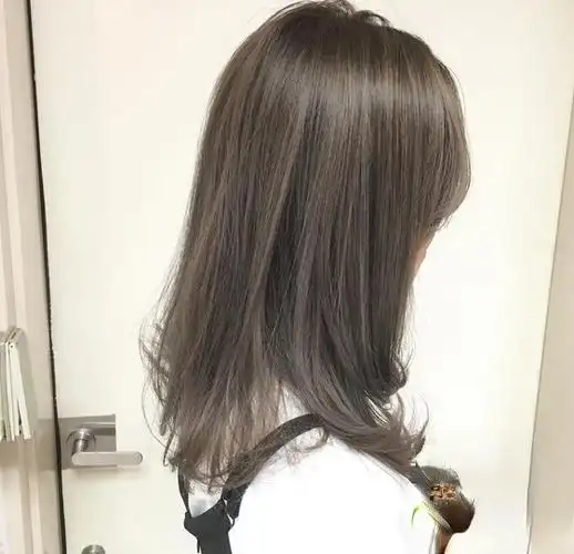 摩卡冷棕色染发效果冷棕色头发图片大全