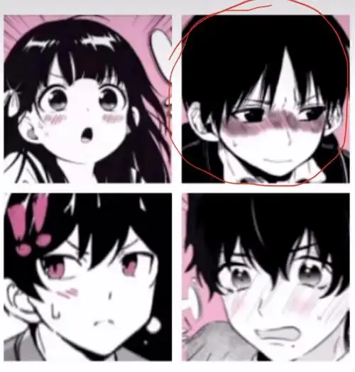 结果我朋友发现他立刻换了抖音上很火的情侣头像(下附图片,他用的第二