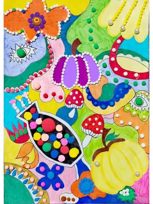 学前教育专业综合材料装饰画