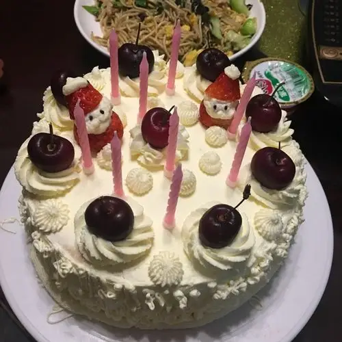 果冻玫瑰做的水果奶油【生日蛋糕】