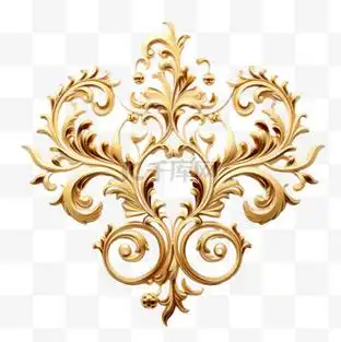 金色花纹装饰图案png图片_金色花纹装饰图案png素材-金色花纹装饰图案