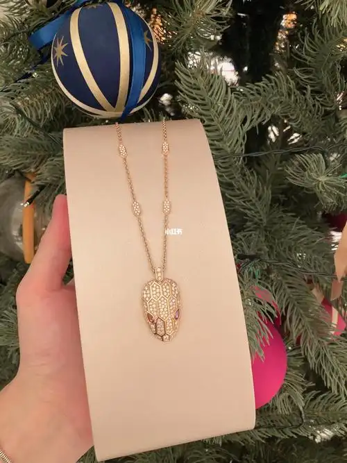 宝格丽top款蛇头项链