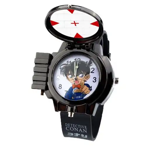 柯南手表男孩麻醉针激光儿童手表小学生王者荣耀吃鸡电子多功能后羿