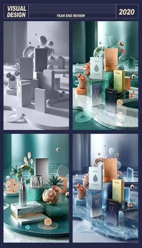 2020视觉3d建模图形海报设计[22p]