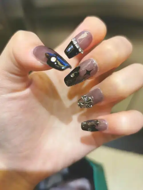 美甲分享长指甲摘日抛隐形攻略