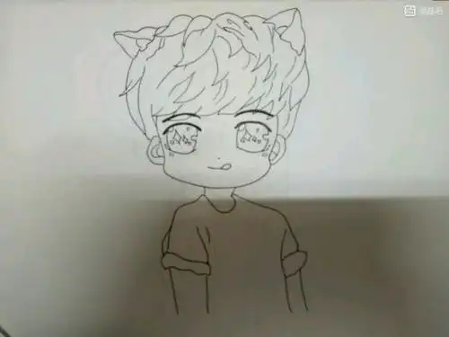 吴磊人物简笔画